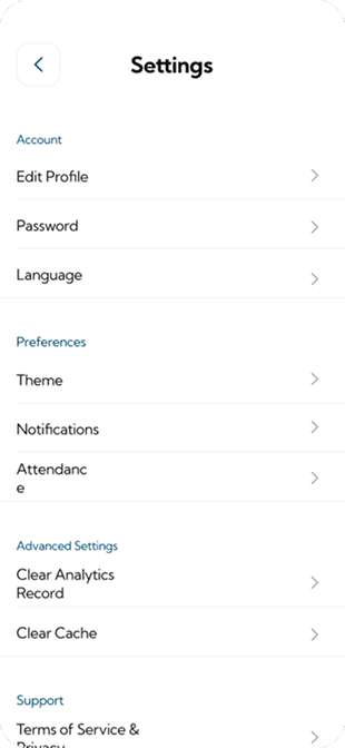 Syntry Apps Settings